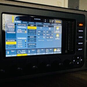 Behringer X32 Rack digital mixing console.